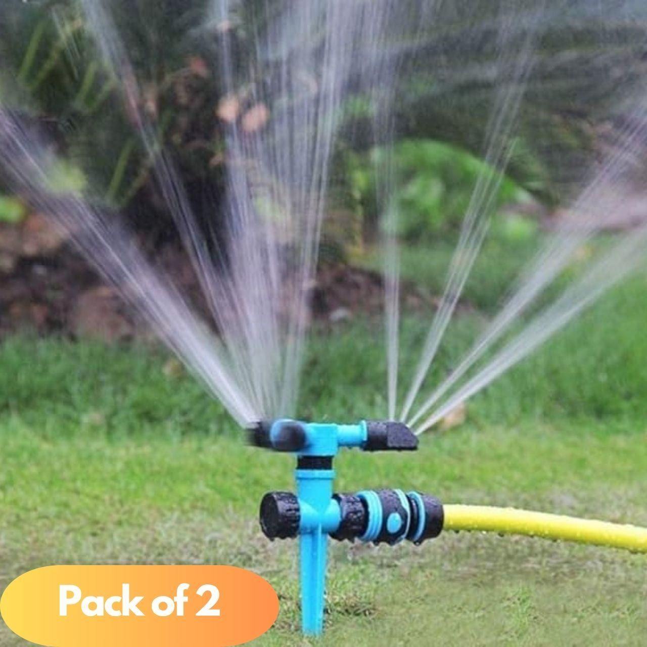 360� Rotating Garden Sprinkler Pack of 2